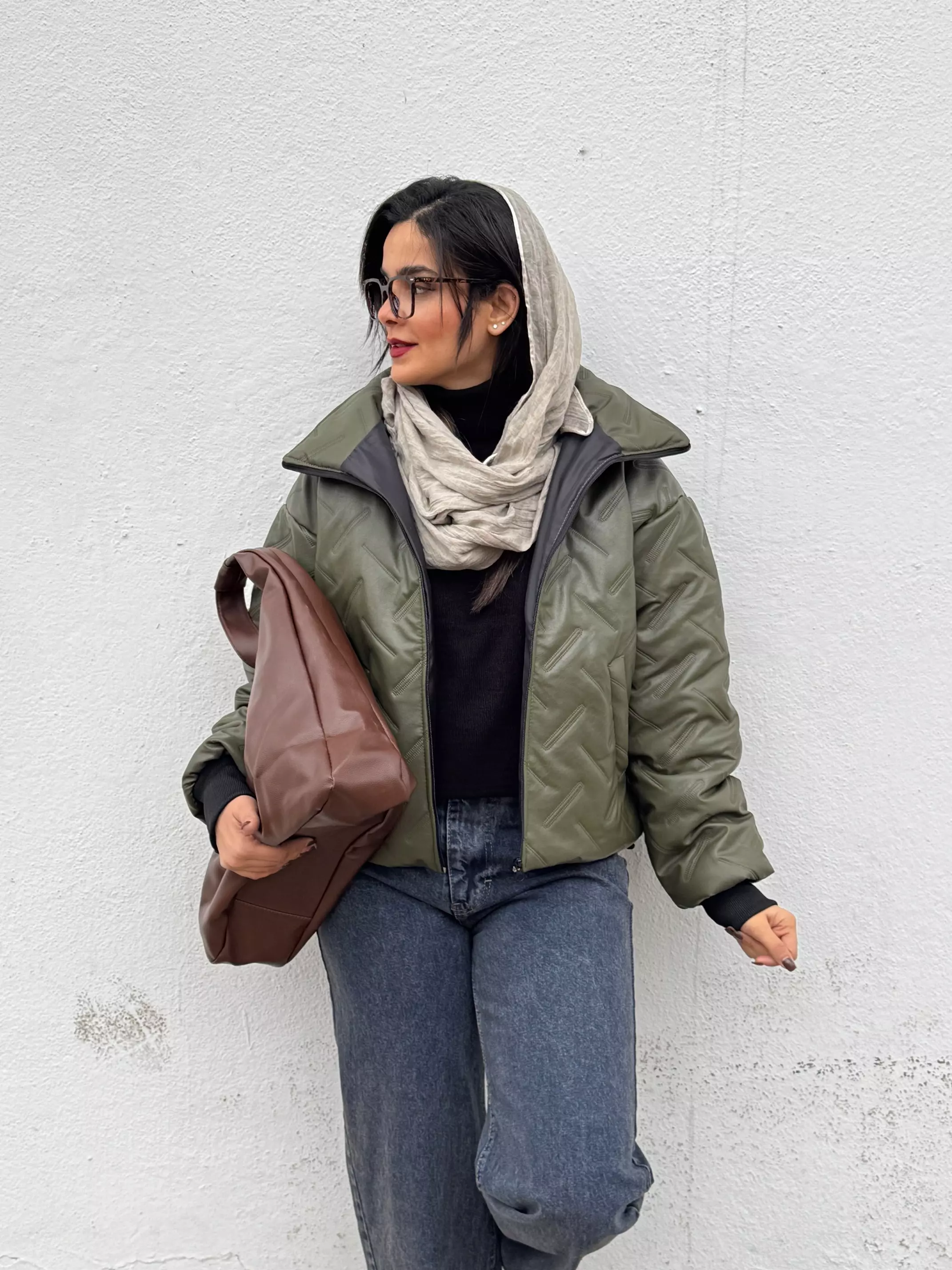 کاپشن چرم تیلور Teylor